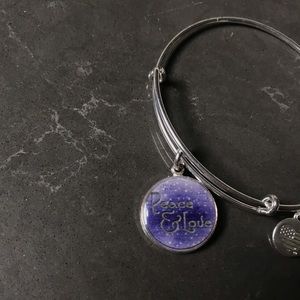 Alex and Ani Peace and Love bracelet